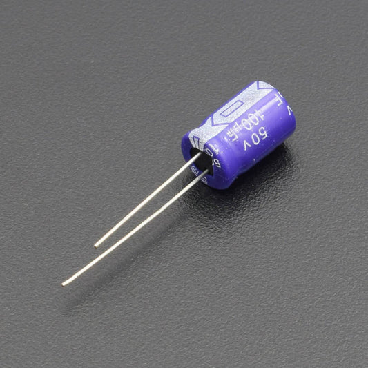 100uF 50V Electrolytic Capacitor-RS741 - REES52