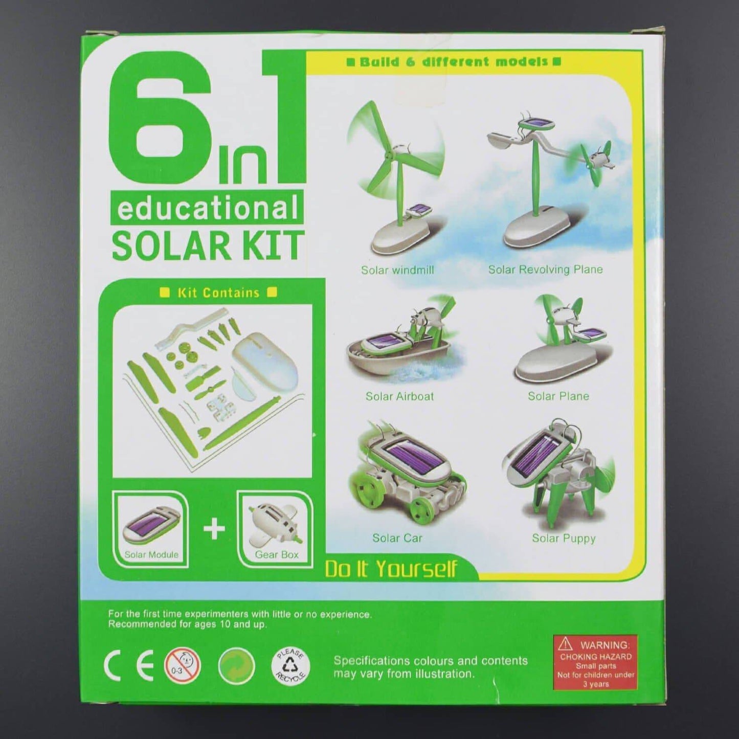 6-in-1 Educational Solar Robot Kit-RS1970 - REES52