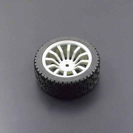 65mm Plastic Wheels For The Robot, Smart Car, Smart Vehicles, Parts For DIY (Silver)  - RS1986 - REES52