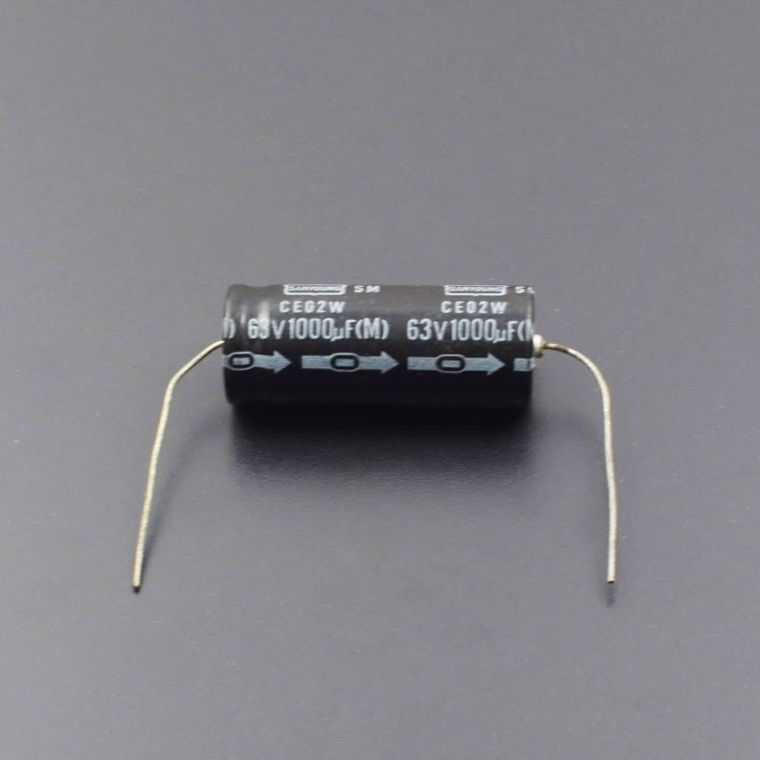 Axial Electrolytic Capacitor 1000uF 63v Series TTAM (IC) - Pack of 5 - RS2007 - REES52