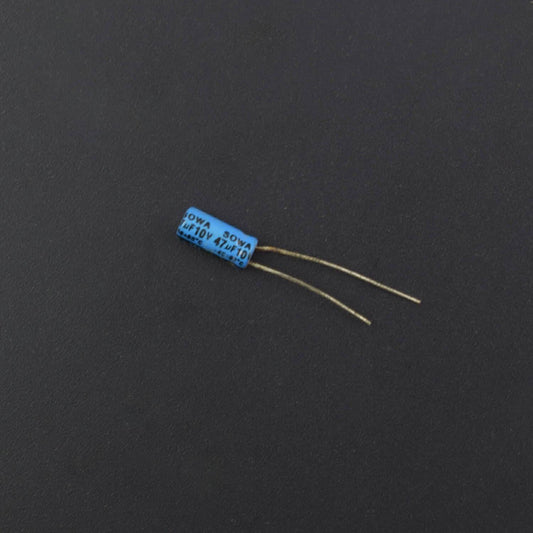 47uF/10V Electrolytic Capacitors - Pack of 5 - RS2015 - REES52
