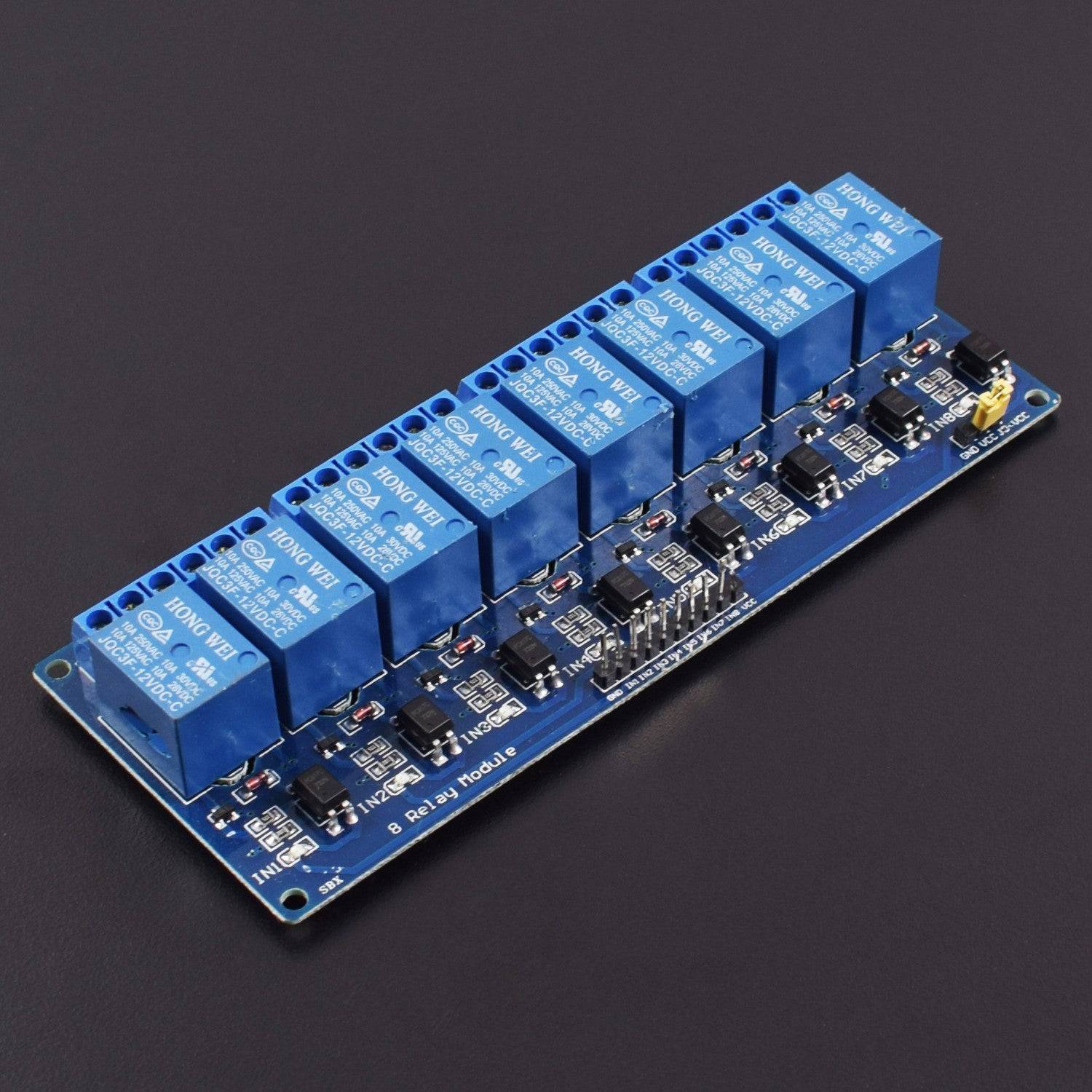 12V 8-Channel Relay Module Control Panel Plc – REES52