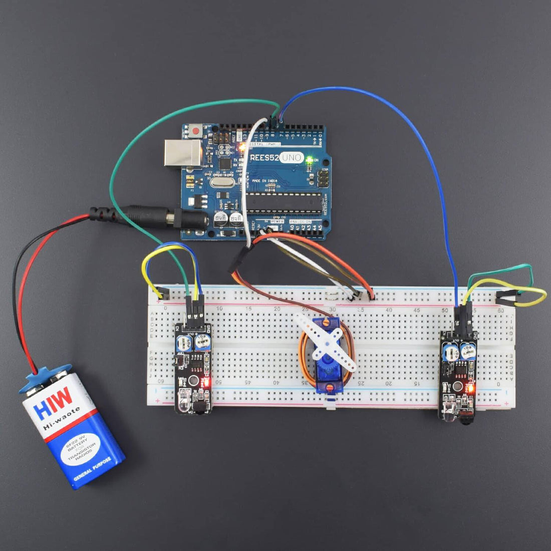Move Robotic Head using Obstacle avoiding Module – REES52