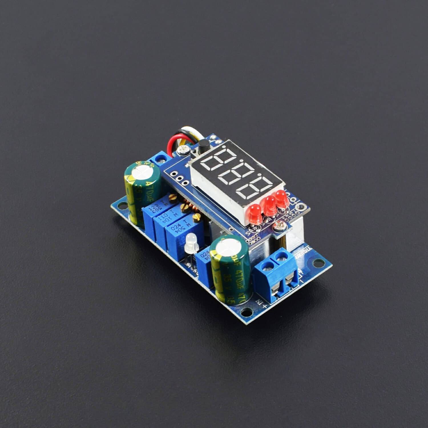 DC Voltage Regulator Buck Converter 6-36V to 1.25-32V For Charging Battery Car Power Supply-RS1712 - REES52