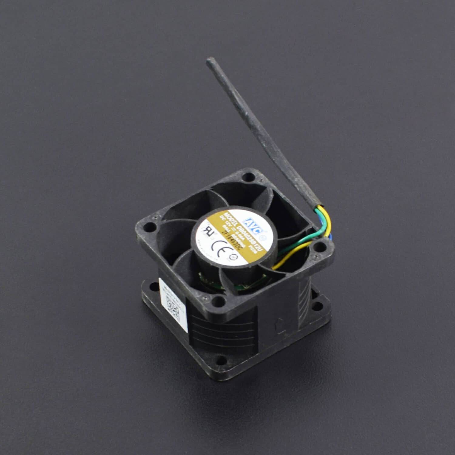 DB04028B12U 4CM 40mm x 28mm 12V 0.66A Speed: 4800RPM Wind: 102.09CFM 4Wire PWM CPU Cooling Fan-RS2076 - REES52