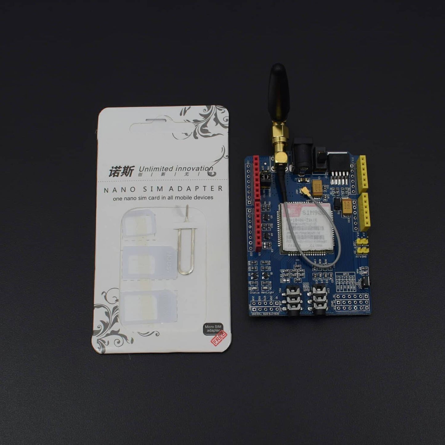 Sim900 Gprsgsm Shield Development Board Quad Band Module Gprs Shield Module Gprs Multi Slot 