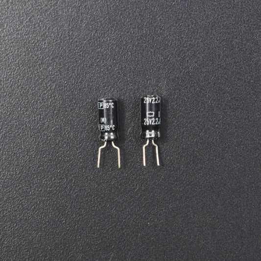 2.2uF 25V 85C Radial Electrolytic Capacitors - Pack of 5 - RS2128 - REES52