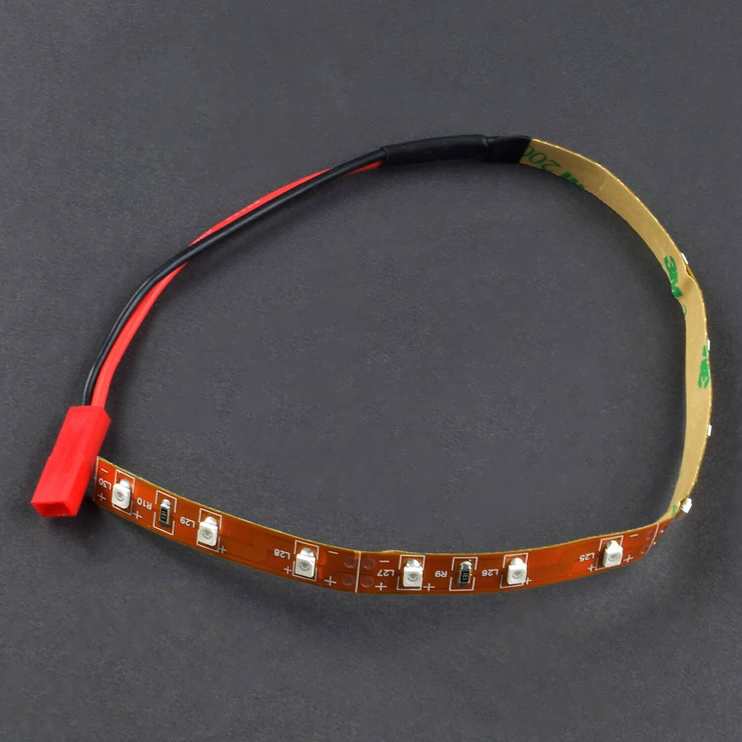 LED Strip with JST Connector 200mm (Red) -QR024 - REES52