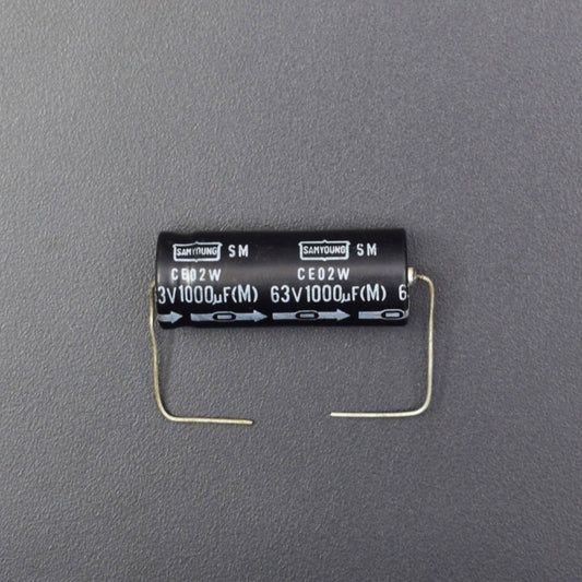 Axial Electrolytic Capacitor 1000uF 63v Series TTAM (IC) - Pack of 5 - RS2007 - REES52