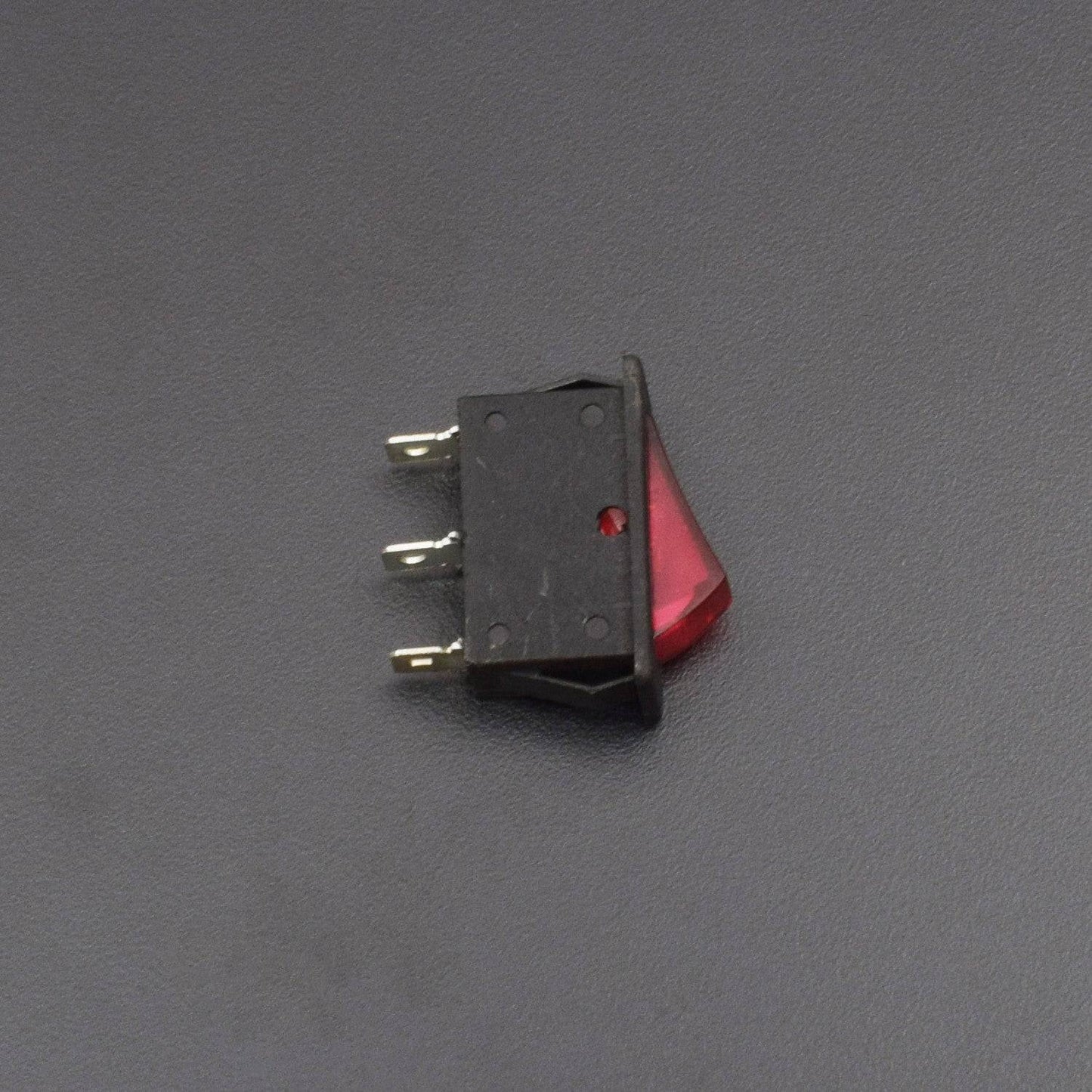 AC 20A/125V 22A/250V SPST 3 Pin 2 Position Boat Rocker Switch On Off with Red Backlit LED Light - RS925 - REES52