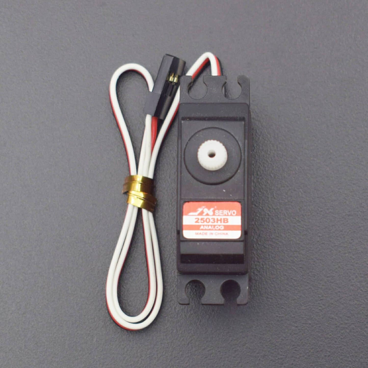 JX PS-2503HB 4.8V-6V High-Voltage 0.10sec/60 3.35kg Analog Plastic Gear Servo  for 1/12 RC Car - RS1331 - REES52