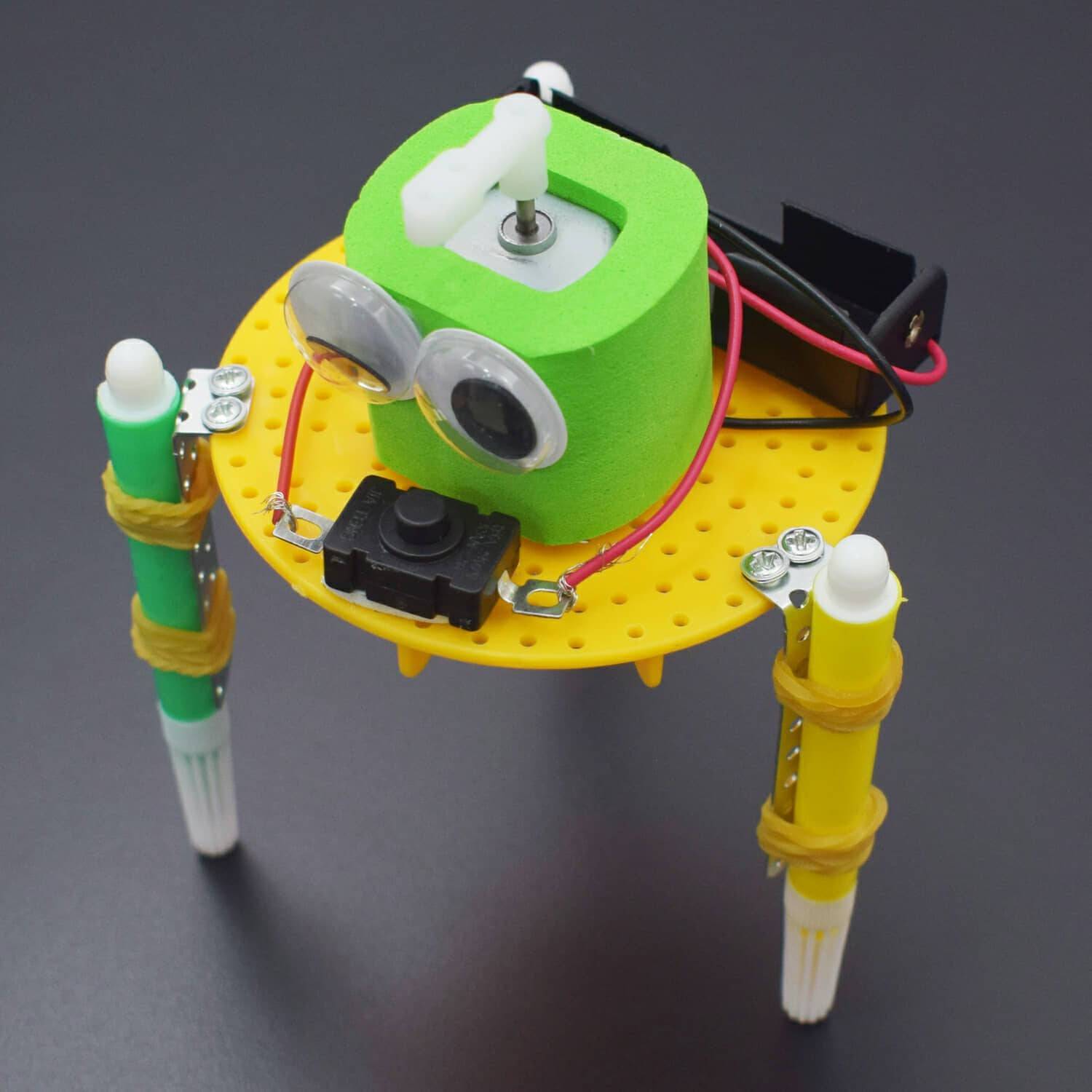 Funny DIY Doodle Robot Technology Small Inventions Educational Toys Kids Toy Kit - RS1479 - REES52