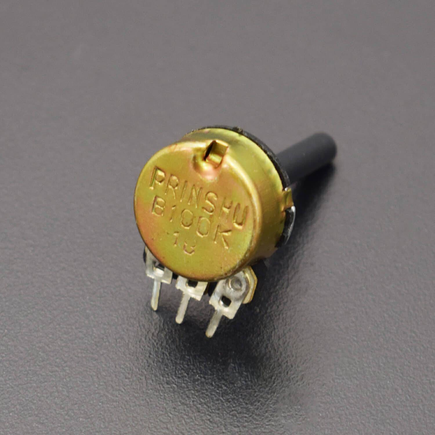 2x C100K 100K ohm Dual Stereo Potentiometer Log Taper pots 20mm shaft #lk 2x C100K 100K ohm Dual Stereo Potentiometer Log Taper pots 20mm shaft #lk