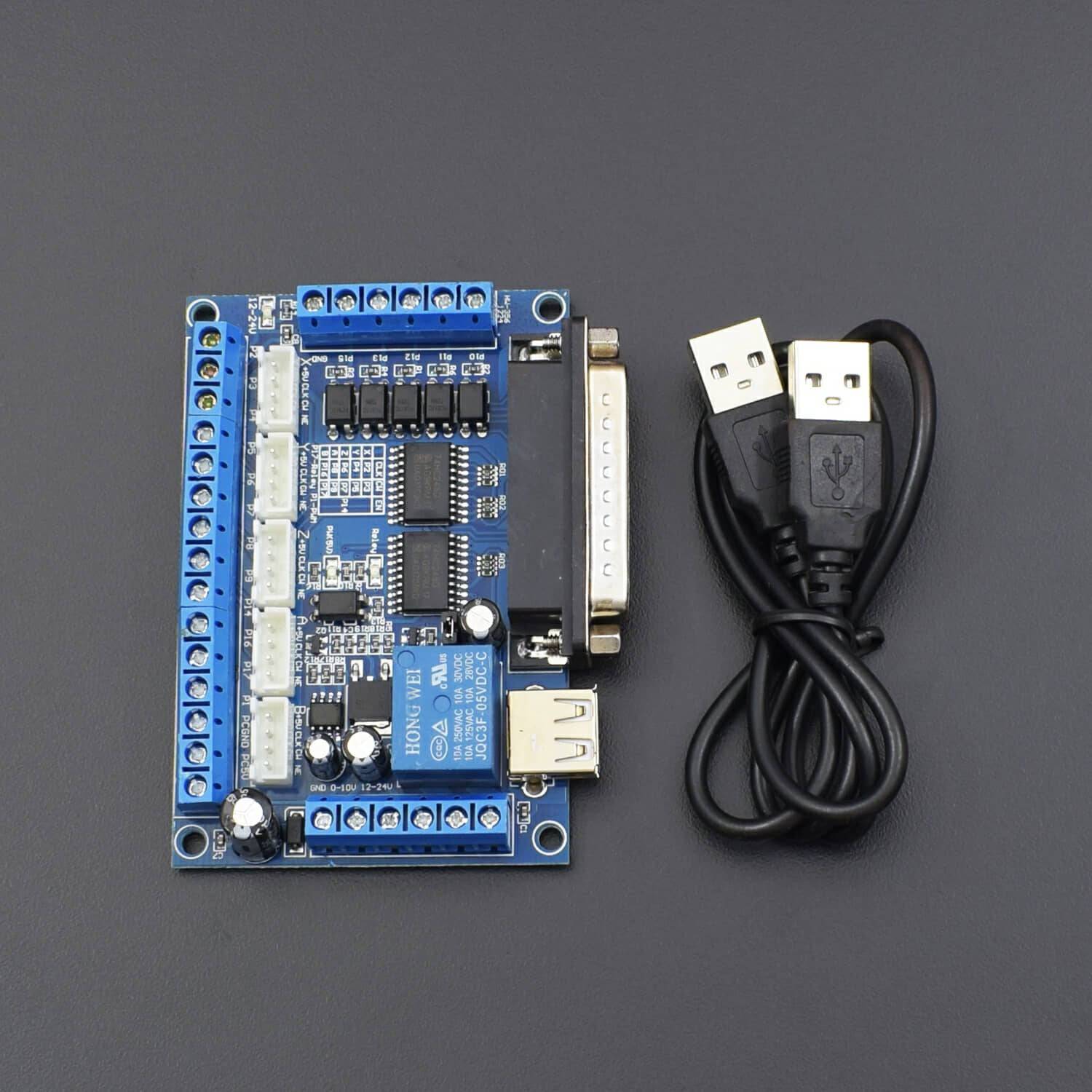 MACH3 Interface Board CNC 5 Axis With Optocoupler – REES52