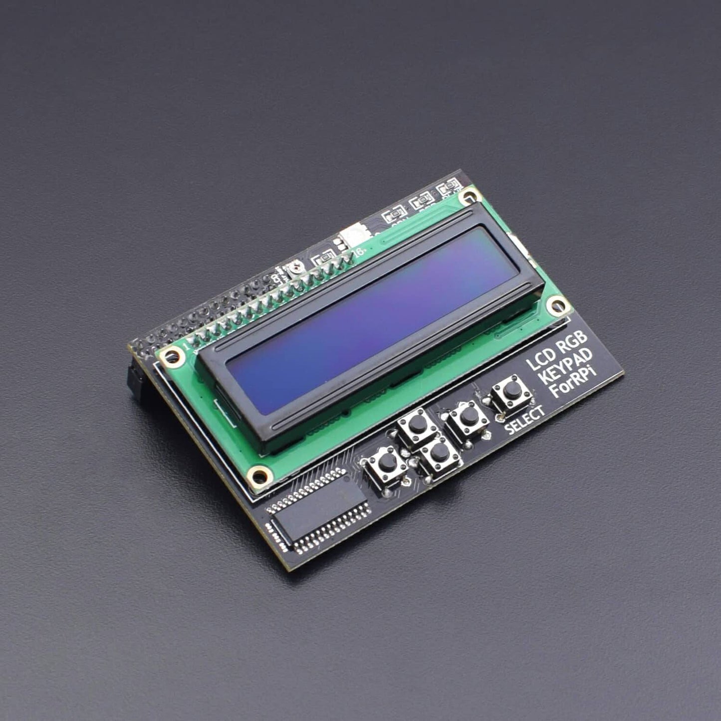 I2C IIC Interface RGB LED Screen LCD 1602 + Keypad for Raspberry Pi - RS1762 - REES52