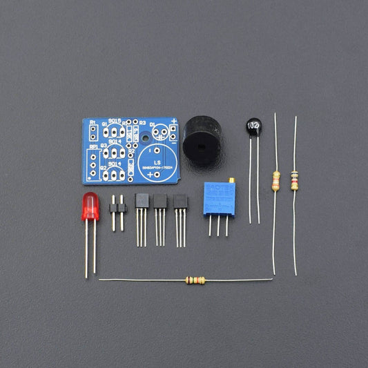 Electronic DIY Kit Temperature Control Sound Light Alarm Suite DC 3~5 V Kit Electronic Circuit Training - RS1778 - REES52