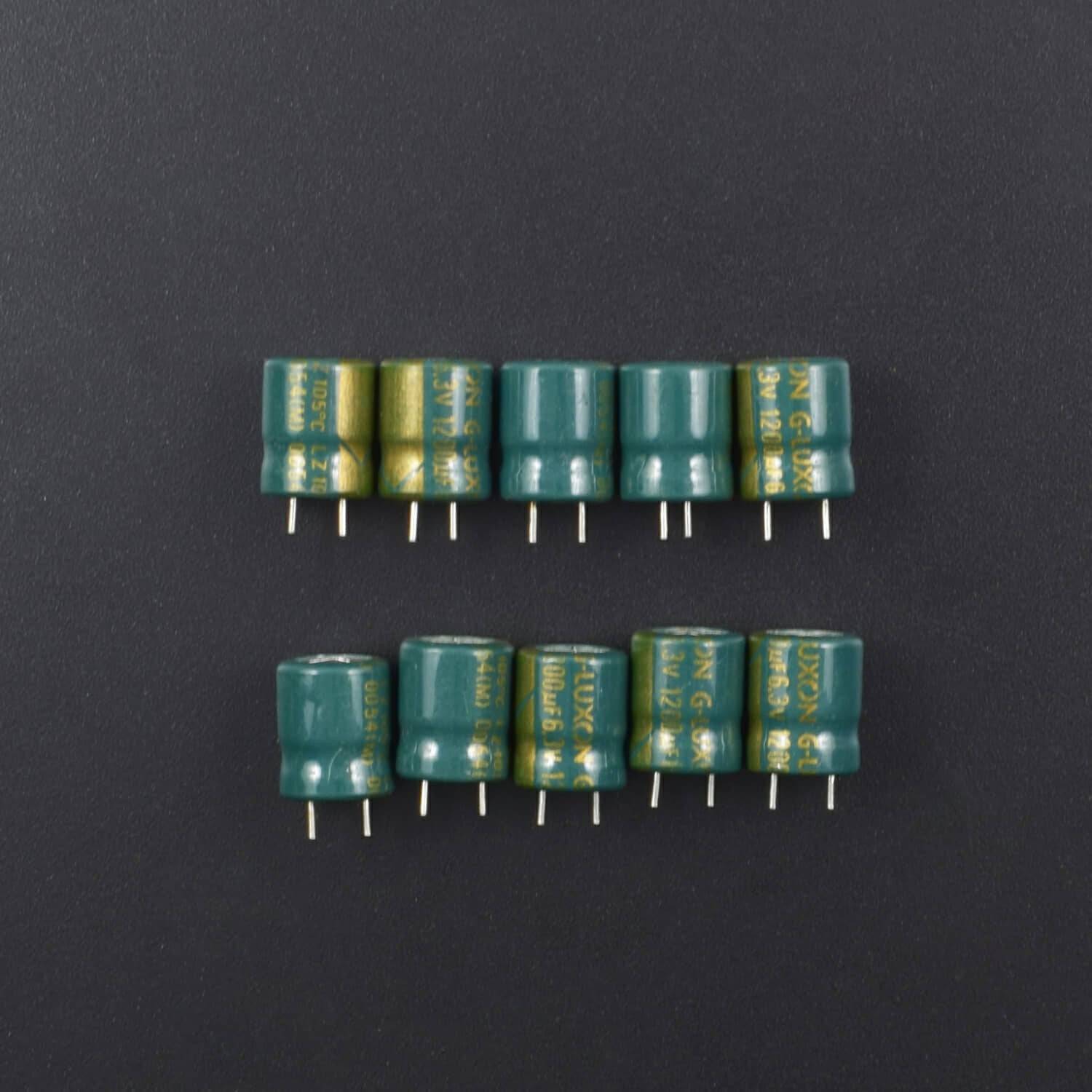 Electrolytic Capacitor, 1200 µF, 6.3 V-Pack of 5 -RS2026 - REES52