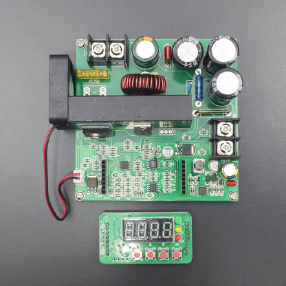 Adjustable 8-60V~10-120V 15A Output 48V 24V 12V Boost Converter Voltage Regulator Step Up Module with Display & Heatsink- RS1855 - REES52