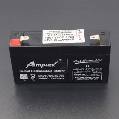 6V 1.3Ah Amptek Sealed Rechargeable Battery - RS1683 - REES52