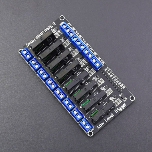 8-Channel 5V Solid State Relay Module Board for Arduino Uno Duemilanove MEGA2560 MEGA1280 ARM DSP PIC - NA170 - REES52