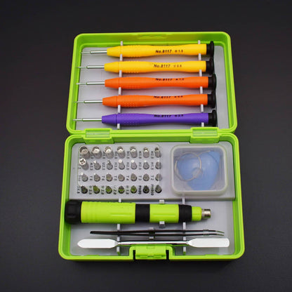 36 in 1 Multi-Purpose Screwdriver Set Professional Repairing Tool Kits with 28 Pieces Head - RS1106 - REES52