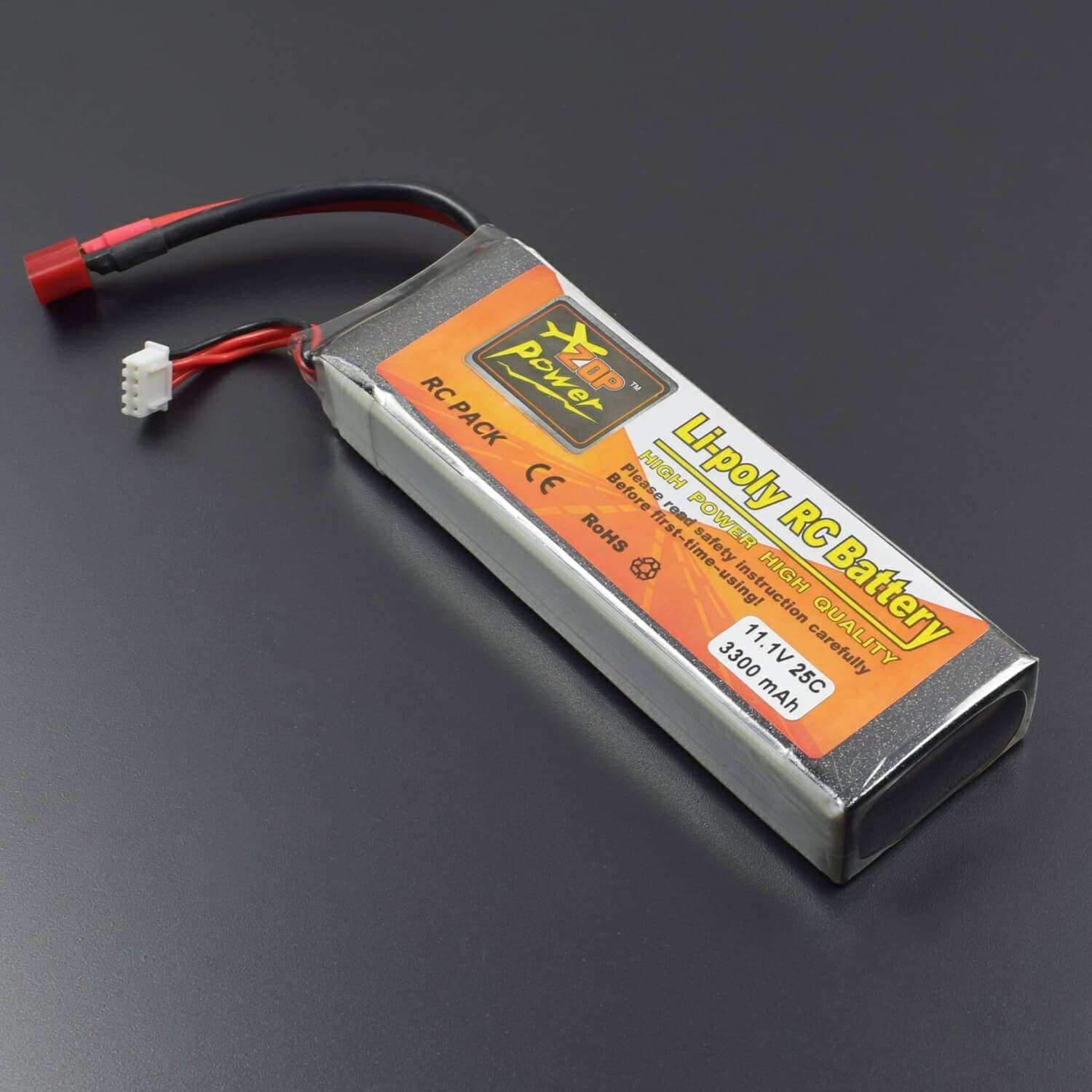 11.1v 3300mAh Lipo Battery 25c with Deans Plug for RC Drone