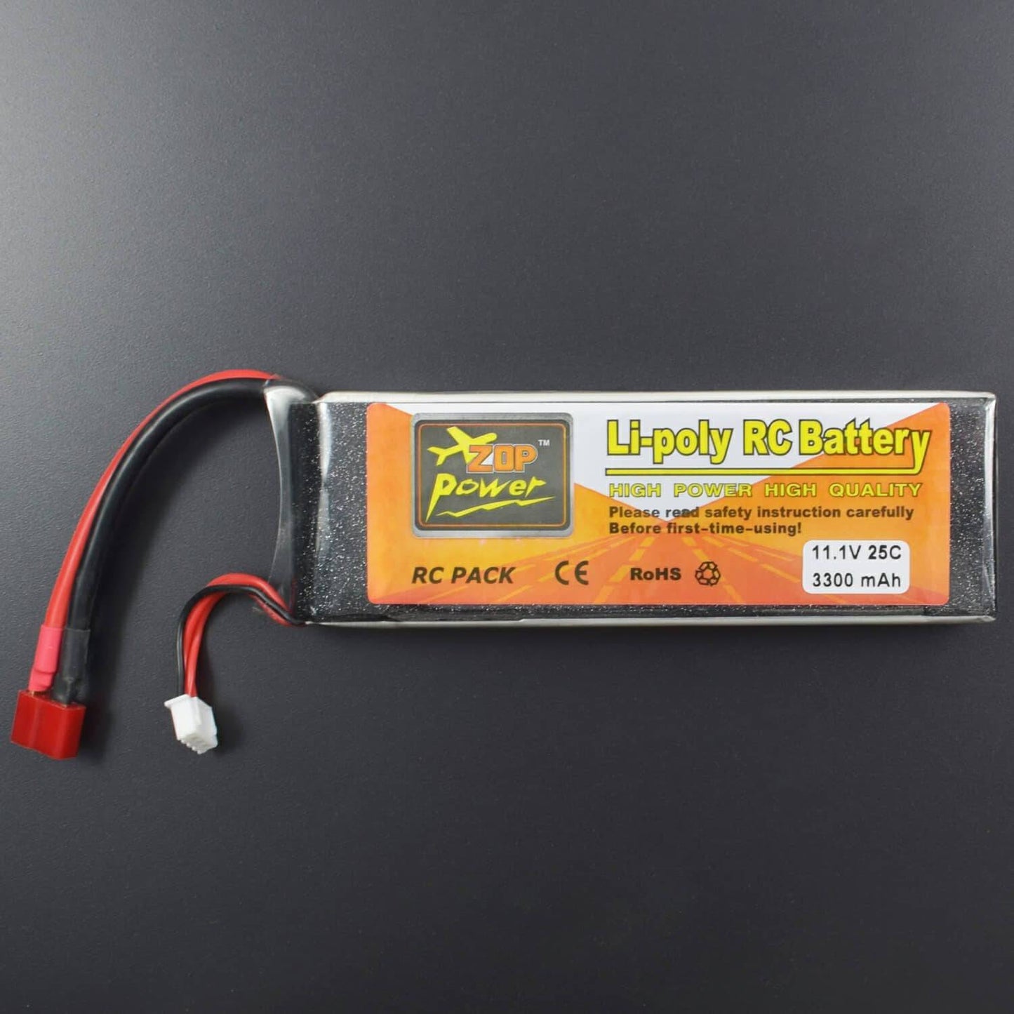 11.1v 3300mAh Lipo Battery 25c with Deans Plug for RC Drone