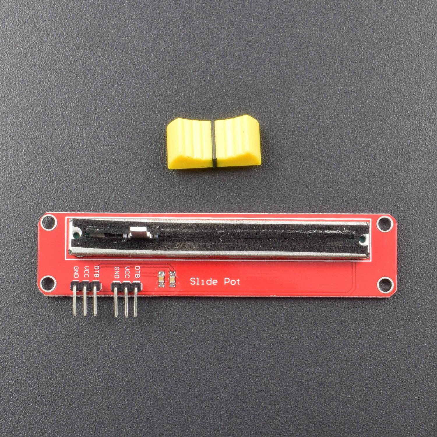 DC 3.3V/ 5V 10K Sliding Potentiometer Board Module Adjustable Slide Yellow - RC017 - REES52