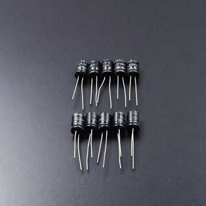 4.7uF 100V Radial Electrolytic Capacitor - Pack of 5 - RS2104 - REES52