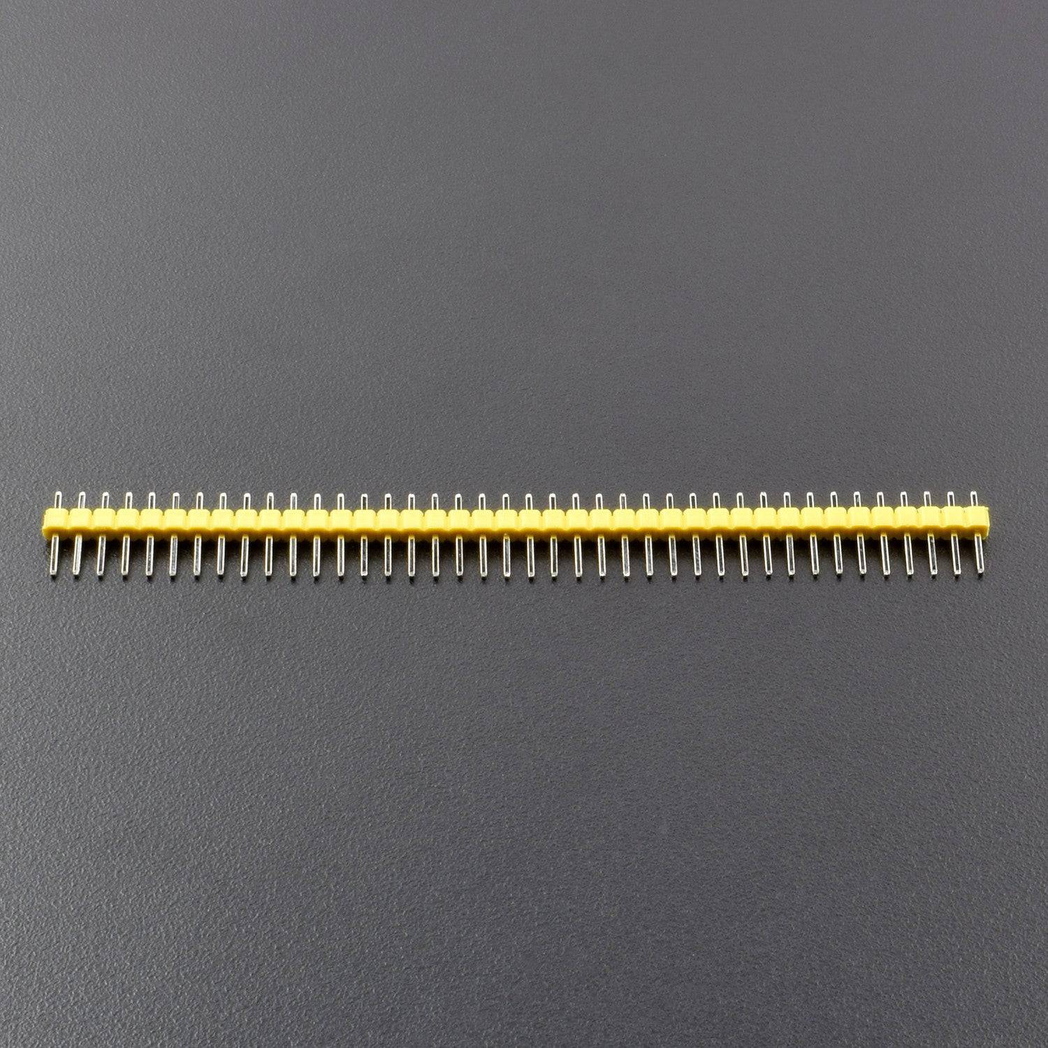 2.54mm yellow Single Row Male 1X40 Pin Header Strip -RS292 - REES52