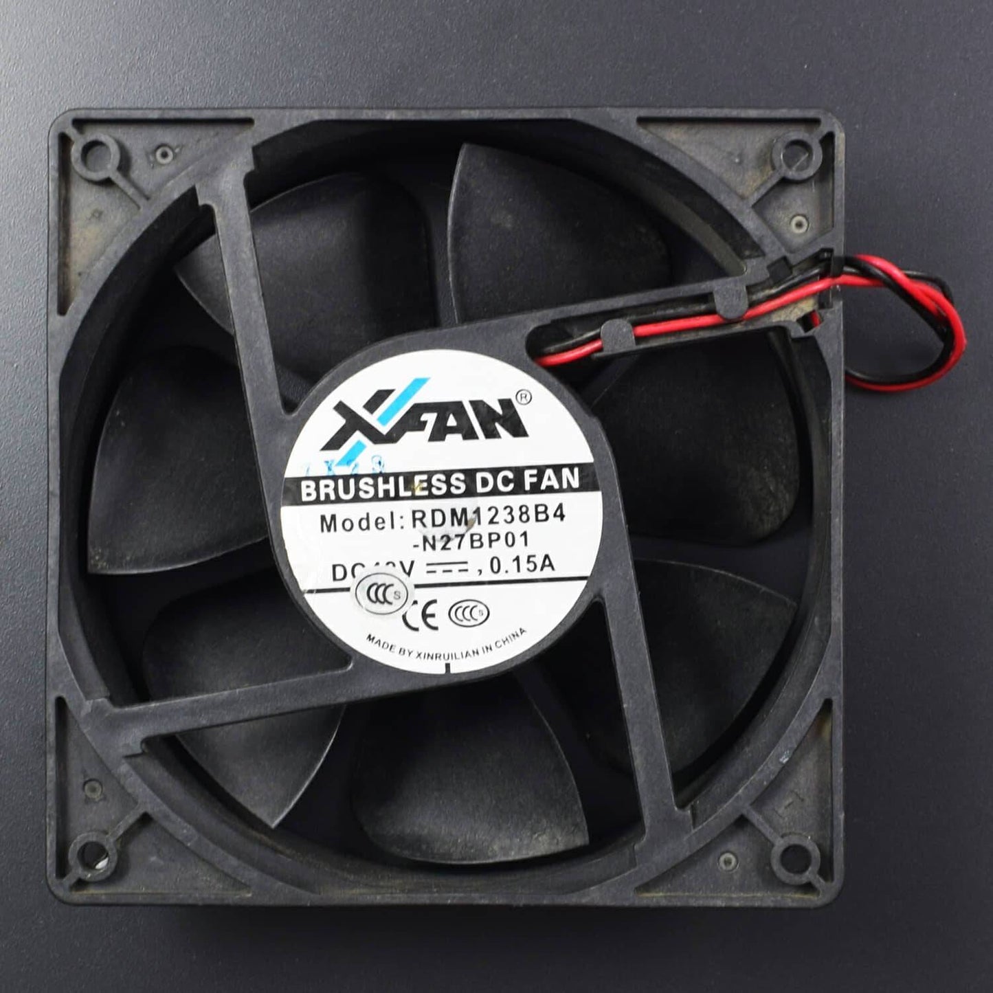 RDM1238B4 DC 12V 0.15A 12038 dual ball bearing cooling fan - RS2082 - REES52