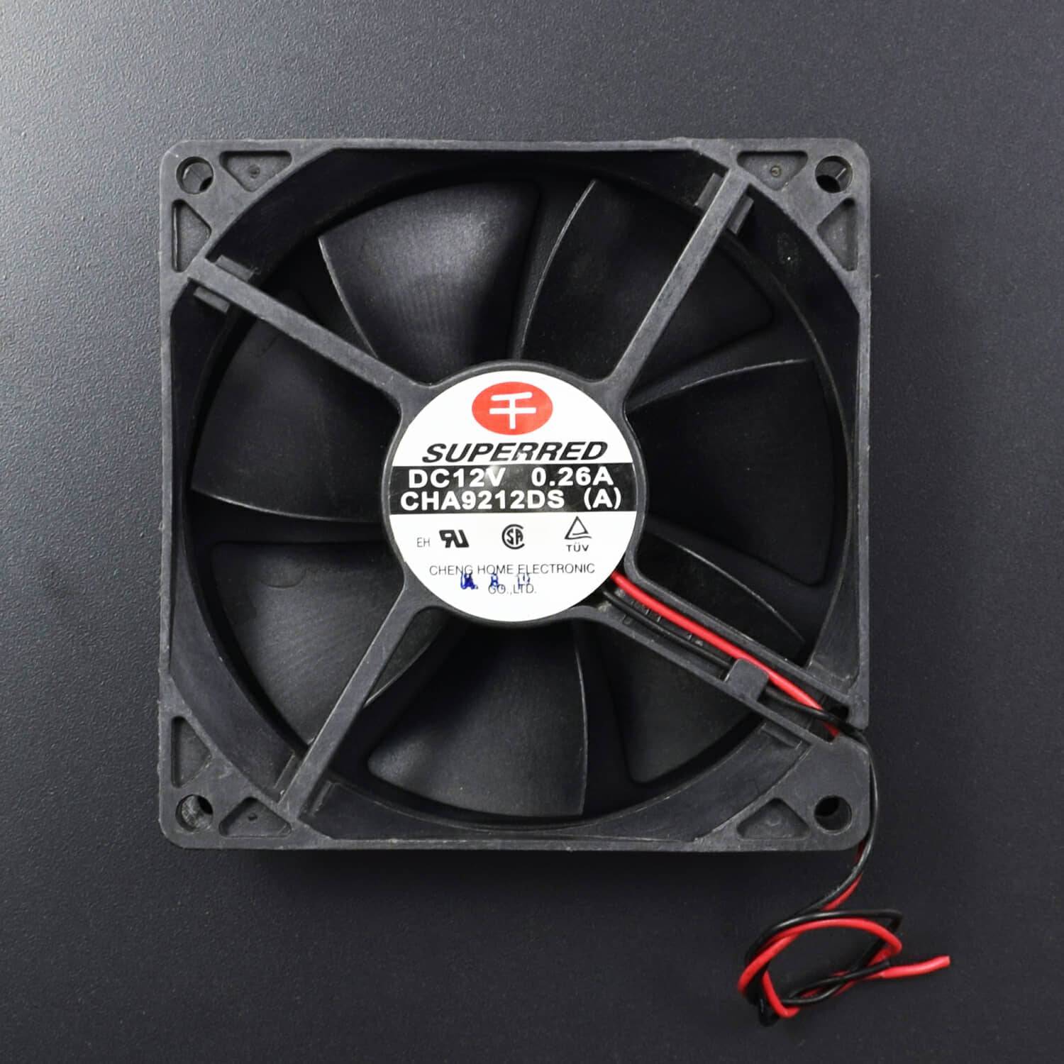 12V 0.26A Superred CHA9212DS(A) Server - Square Fan  - RS2059 - REES52