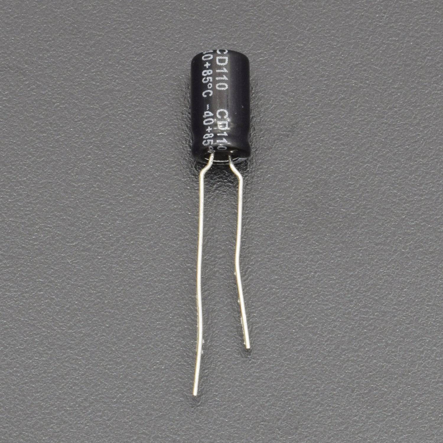 220uF 16V DC Aluminium Electrolytic Capacitor (5 pcs )-RS781 - REES52