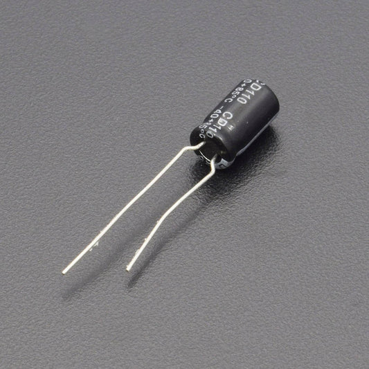 220uF 16V DC Aluminium Electrolytic Capacitor (5 pcs )-RS781 - REES52