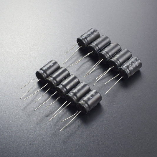 63uF 100V DC Aluminium Electrolytic Capacitor (5 pcs ) - RS2040 - REES52