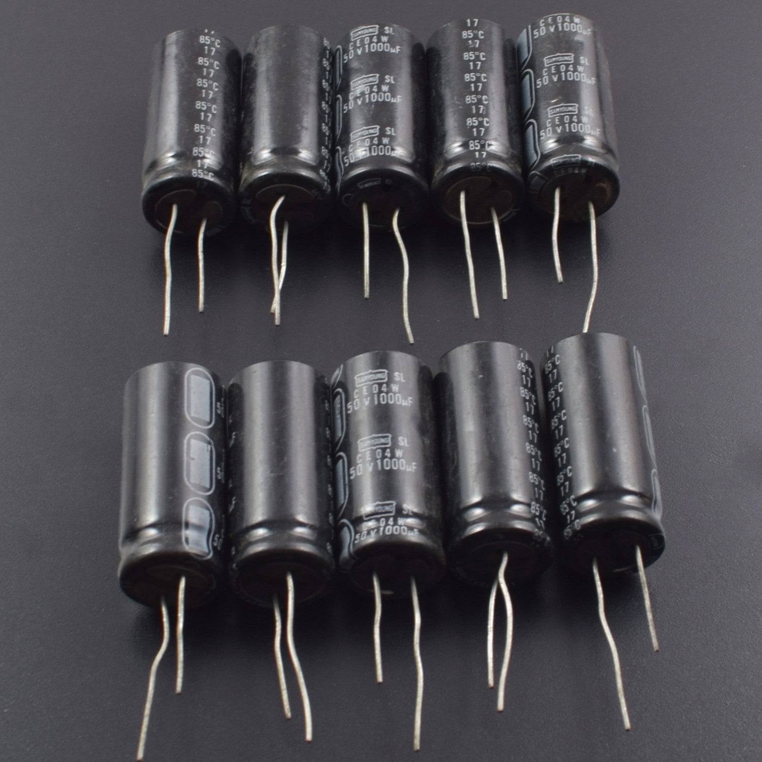 1000uF 50V DC Aluminium Electrolytic Capacitor (5 pcs )-RS2042 - REES52