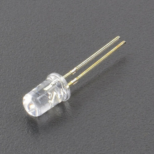 5mm LED Light Emitting Diode Highlight Red Transparent Body (5Pcs ) - RS787 - REES52