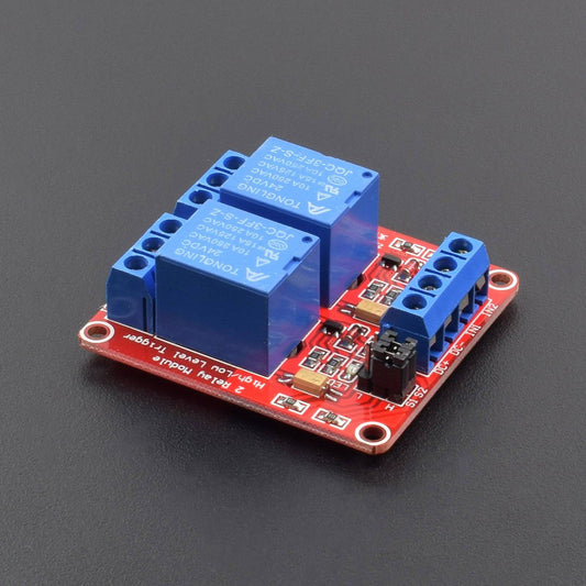 DC 24V 2-Channel Relay Moudle High/Low level Trigger Optocoupler isolation - NA190 - REES52
