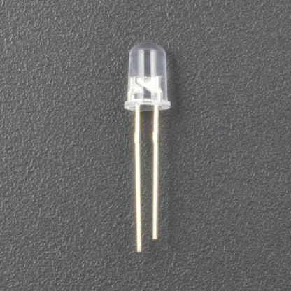 5mm LED Light Emitting Diode Highlight Red Transparent Body (100 Pcs ) - RS1175 - REES52