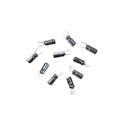 10µF 16V Mini Radial Electrolytic Capacitor Pack | Delhi – REES52