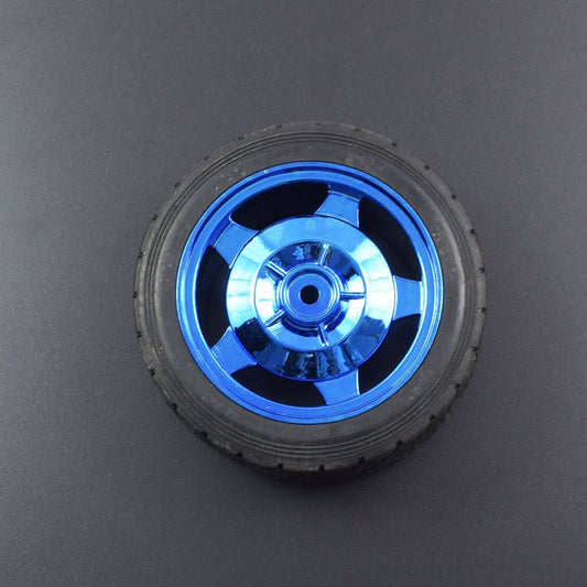 83MM Large Robot Smart Car Wheel, 35MM Width Surface Blue - RS1972 - REES52