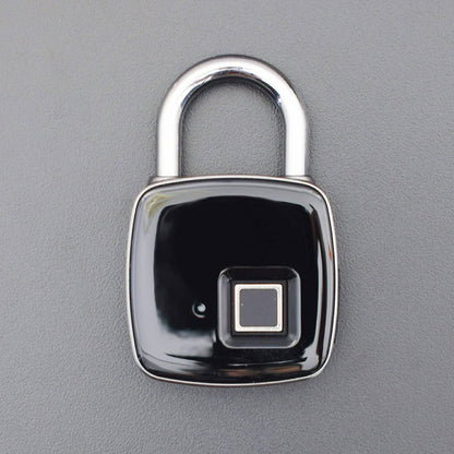 P3+ Smart Fingerprint Bluetooth Anti-theft Security Rechargeable Door Lock Padlock iOS Android APP Lock - RS2168 - REES52