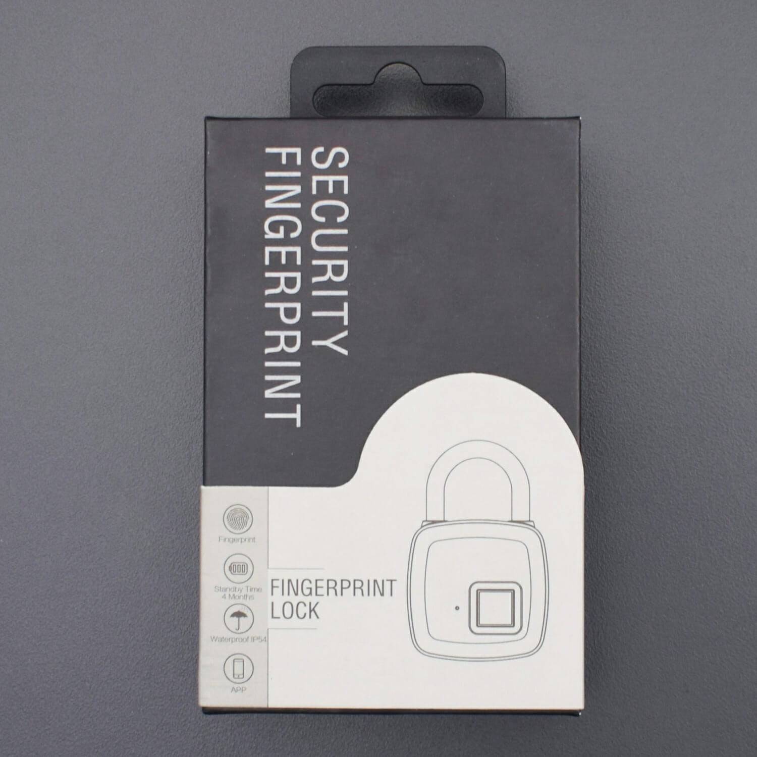P3+ Smart Fingerprint Bluetooth Anti-theft Security Rechargeable Door Lock Padlock iOS Android APP Lock - RS2168 - REES52