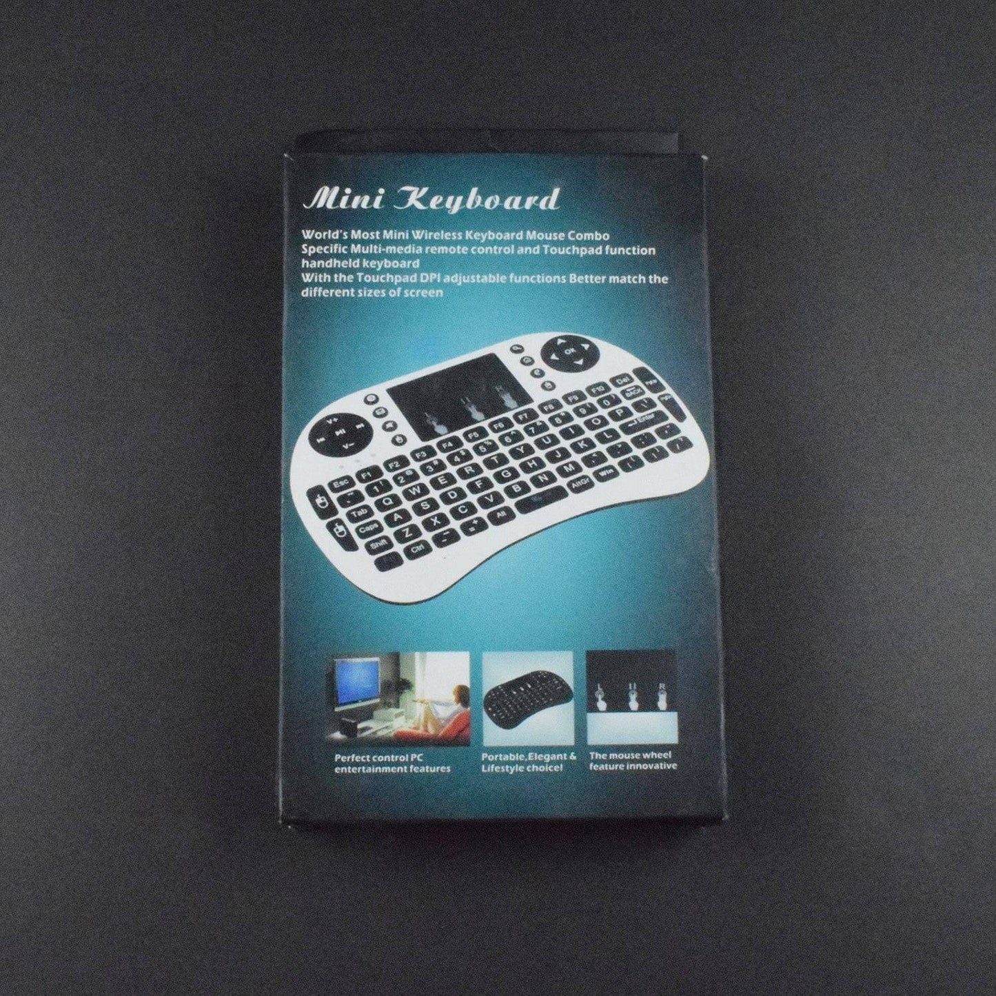 2.4GHz RF Portable Mini Wireless Keyboard with Touchpad Mouse - RP002 - REES52