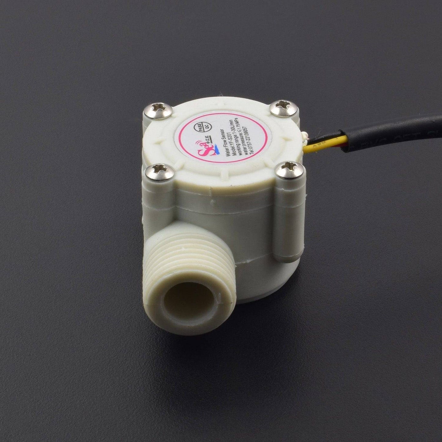 1/2'' Water Flow Sensor or Fluid Flowmeter Control Switch for Arduino Raspberry and Other Mcu Model-YF-S201- SR040 - REES52