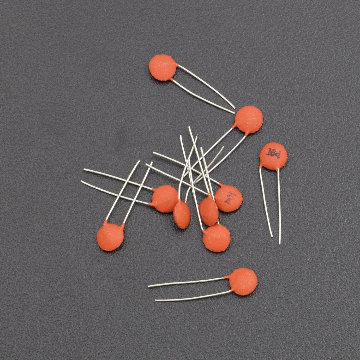 104pf Ceramic Capacitor 10 Pcs - RS739 - REES52