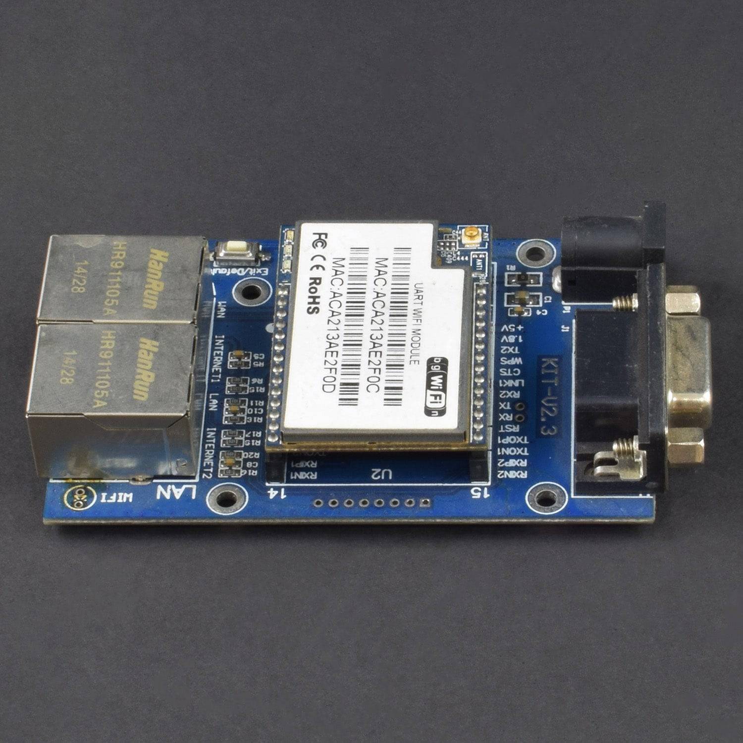 HLK-RM04 RM04 UART Serial Port to Ethernet WiFi Wireless Module with Board Development- RS031 - REES52