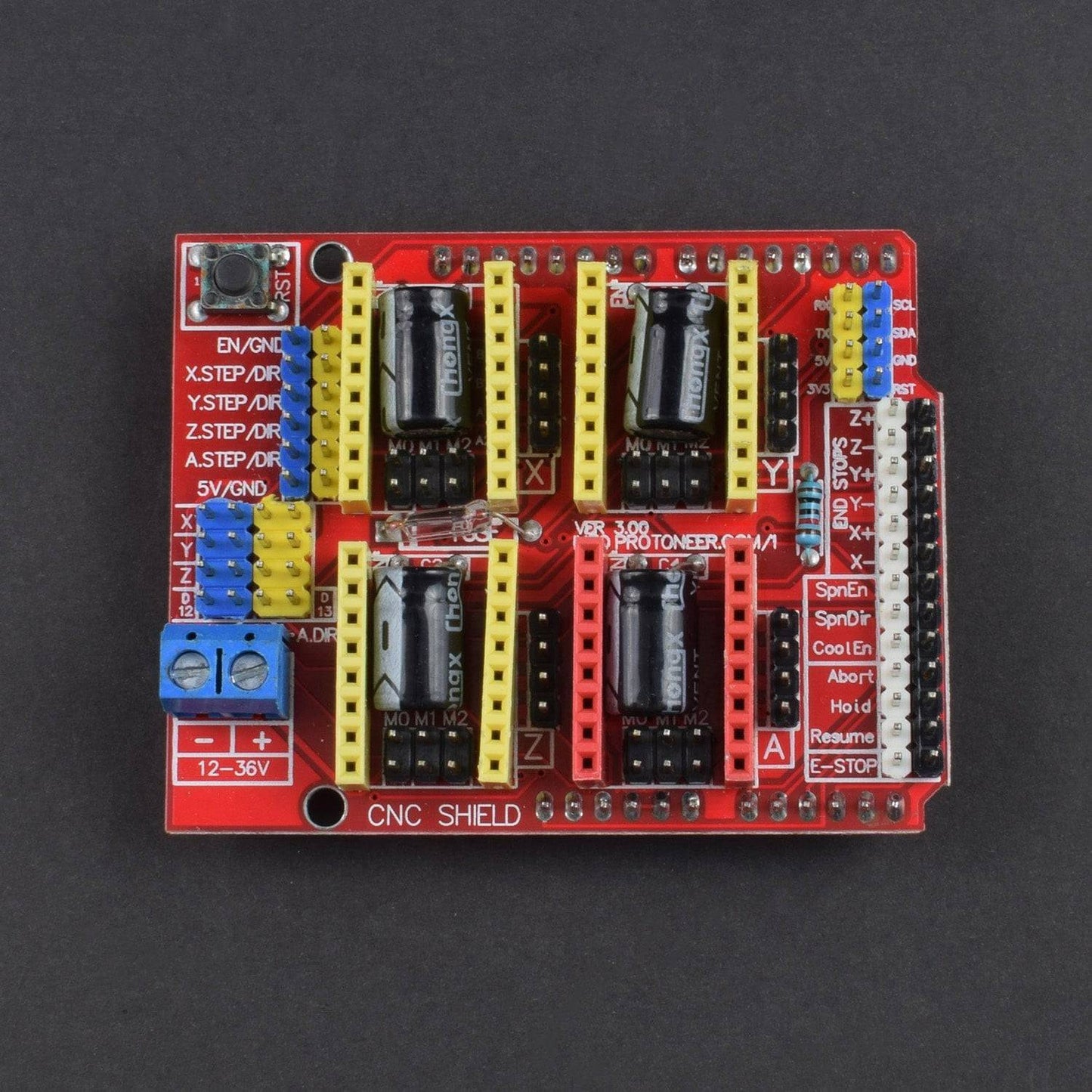 Arduino compatible CNC Shield V3 Engraving Machine / 3D Printer / A4988 Driver Expansion Board - RC053 - REES52