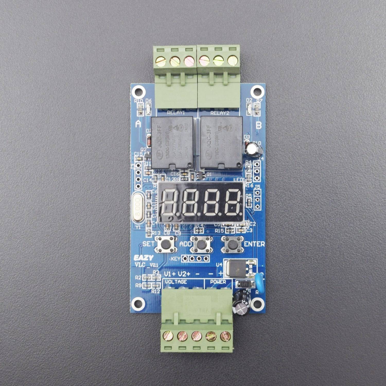 DC 12V 2-Way programmable Relay board/2-way Voltage Detection Control - RS1859 - REES52