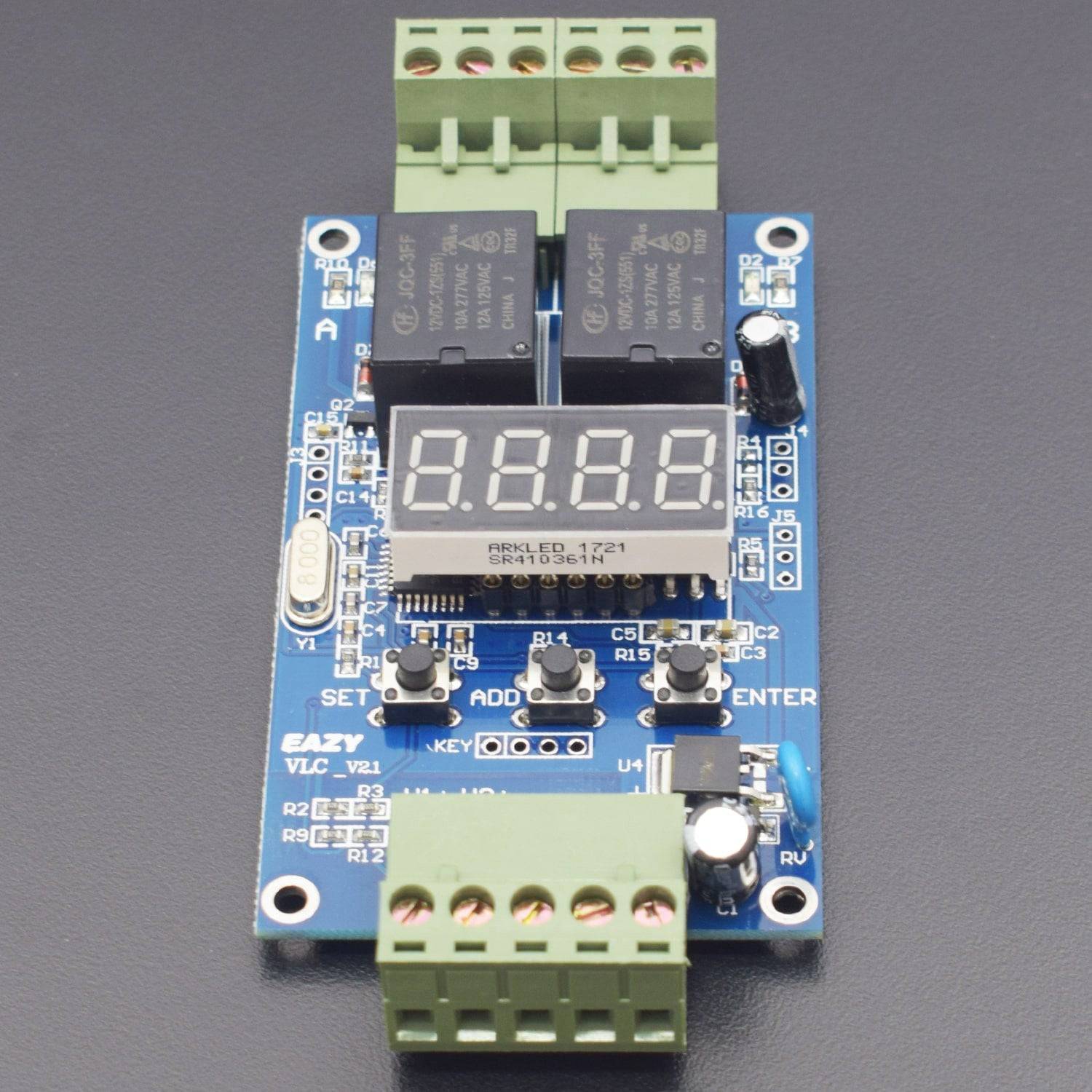 DC 12V 2-Way programmable Relay board/2-way Voltage – REES52
